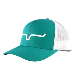 Kimes Ranch Apparel Teal Trucker Cap