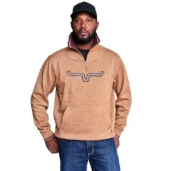 Kimes Ranch Men's Rusty Heather Filmore Quarter Zip