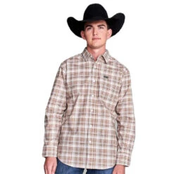 Kimes Ranch Men's Sand Manzano Long Sleeve Button Down