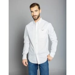 Kimes Ranch Men's Team White Long Dress Shirt
