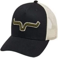 Kimes Ranch Tracker Trucker Black Cap