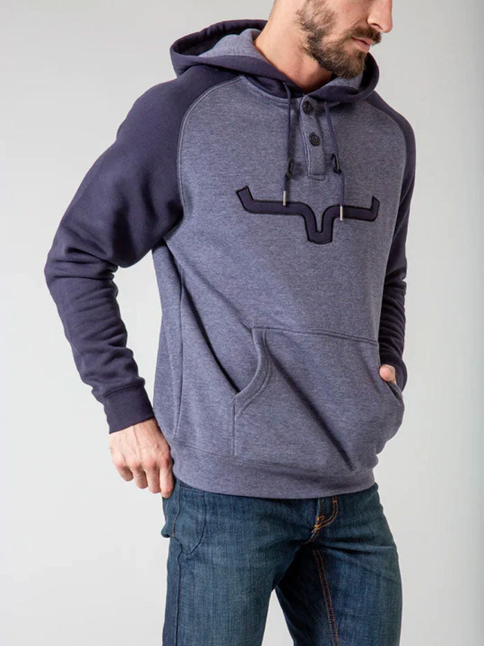 Kimes Ranch BLAZE 2 Mens Hoodie Navy