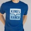 Kimes Ranch Unisex Explicit Warning T-Shirt Cool Blue 100% Cotton S/S