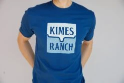 Kimes Ranch Unisex Explicit Warning T-Shirt Cool Blue 100% Cotton S/S