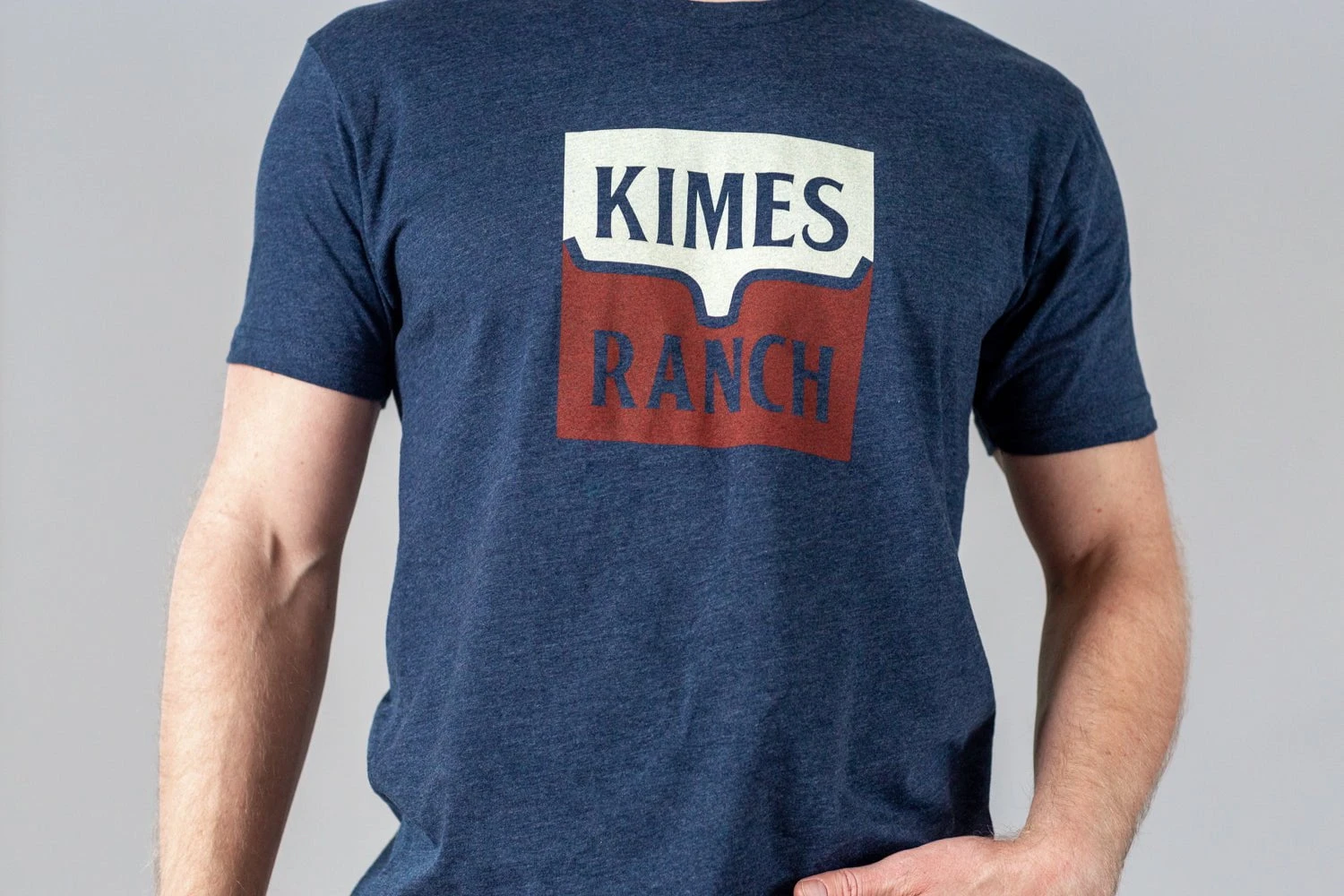 Kimes Ranch Unisex Explicit Warning T-Shirt Midnight Navy Cotton S/S - Image 2
