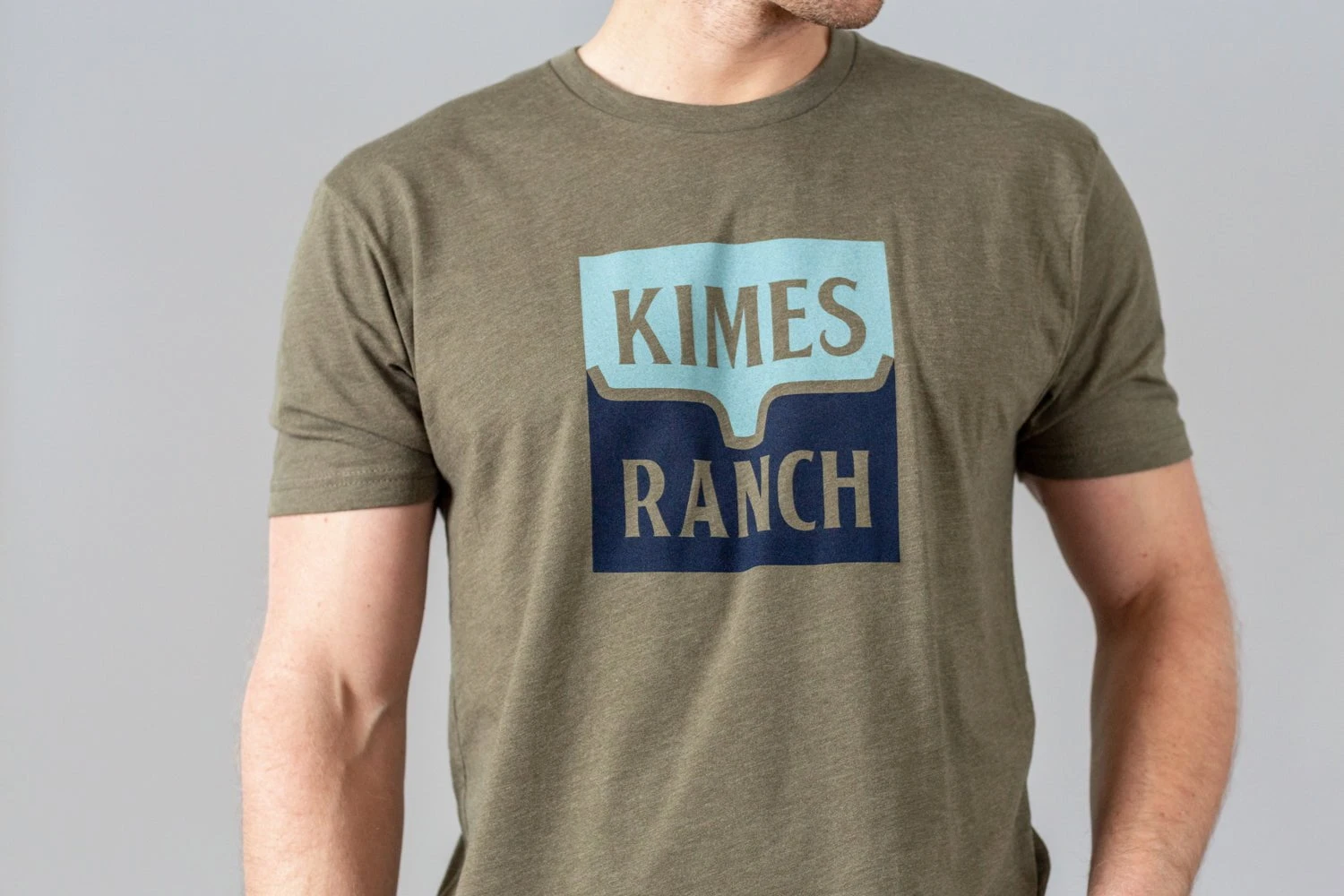 Kimes Ranch Unisex Explicit Warning T-Shirt Military Green Cotton S/S - Image 2