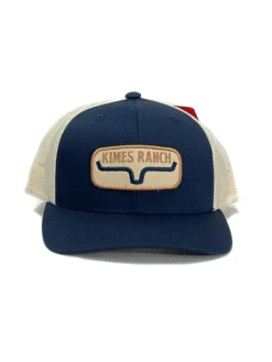 Kimes Ranch ROLLING TRUCKER Mesh Back Cap Carbon Blue