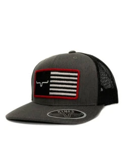 Kimes Ranch AMERICAN TRUCKER Cap Charcoal Heather