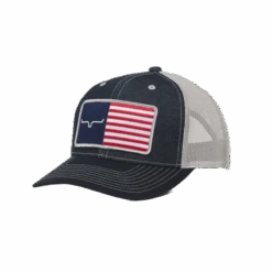 Kimes Ranch Unisex American Trucker Denim Snapback Hat KR221-DEN