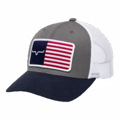 Kimes Ranch® Unisex American Trucker Charcoal Hat S22-012003
