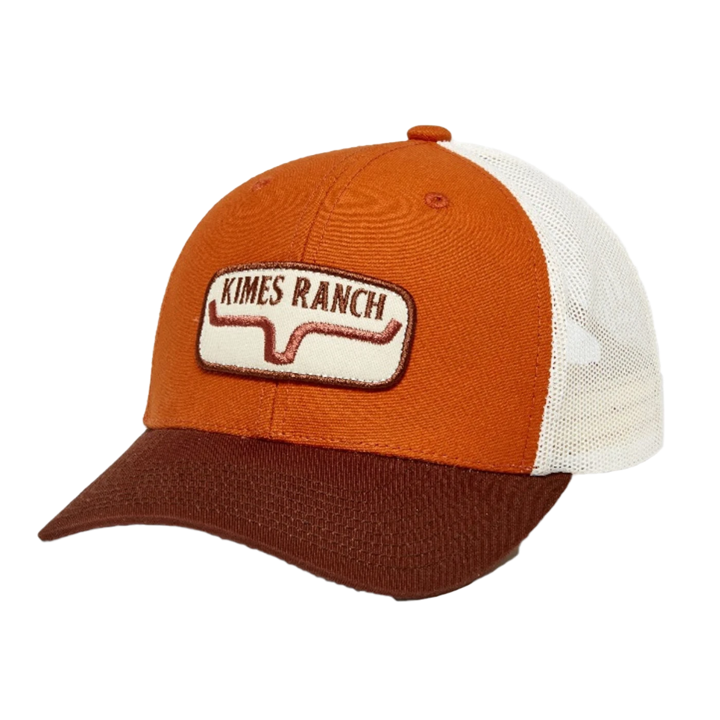 Kimes Ranch® Burnt Orange Rolling Trucker Cap ROLL-BO