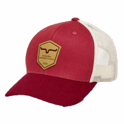 Kimes Ranch® Unisex Shielded Trucker Rustic Red Cap S22-1920RR