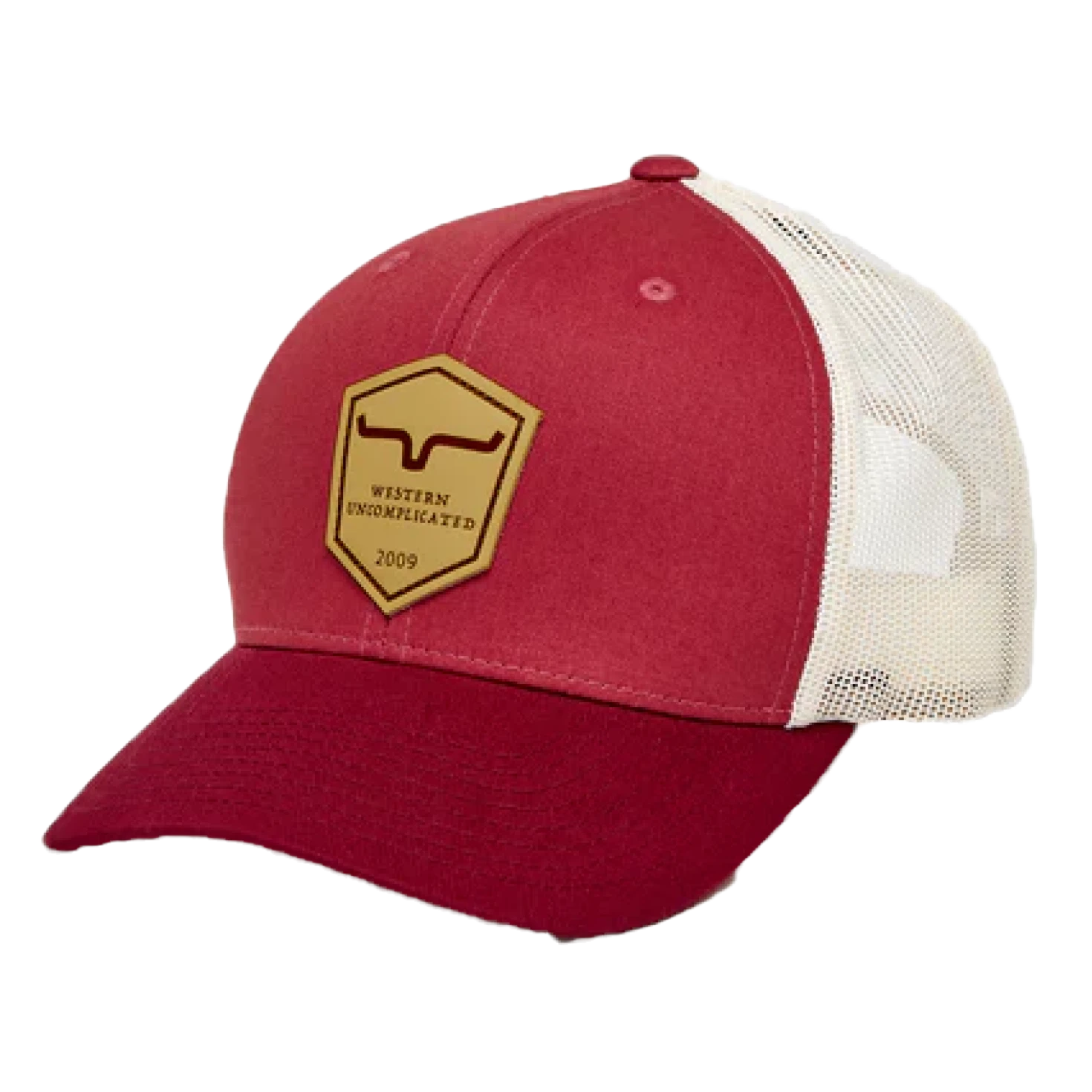 Kimes Ranch® Unisex Shielded Trucker Rustic Red Cap S22-1920RR