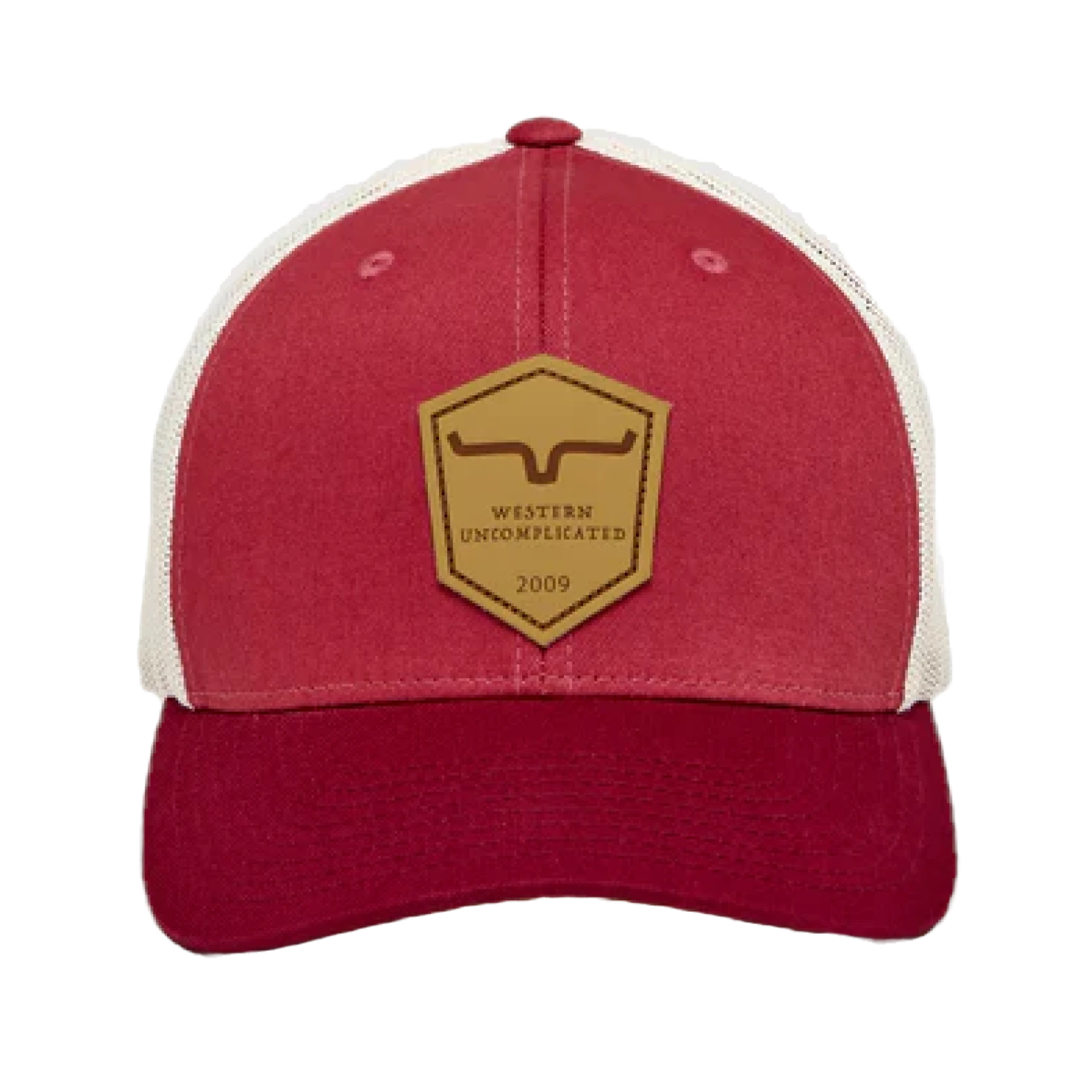 Kimes Ranch® Unisex Shielded Trucker Rustic Red Cap S22-1920RR - Image 2