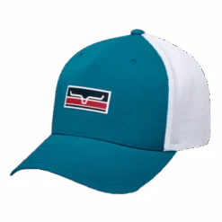Kimes Ranch® Unisex Broken Stripe 110 Teal Cap S22-021920