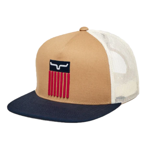 Kimes Ranch® Unisex Cody Trucker Work Wear Brown Cap S22-032302