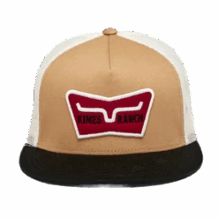 Kimes Ranch® Unisex Panoramic Trucker Work Wear Brown Cap S22-1620WB