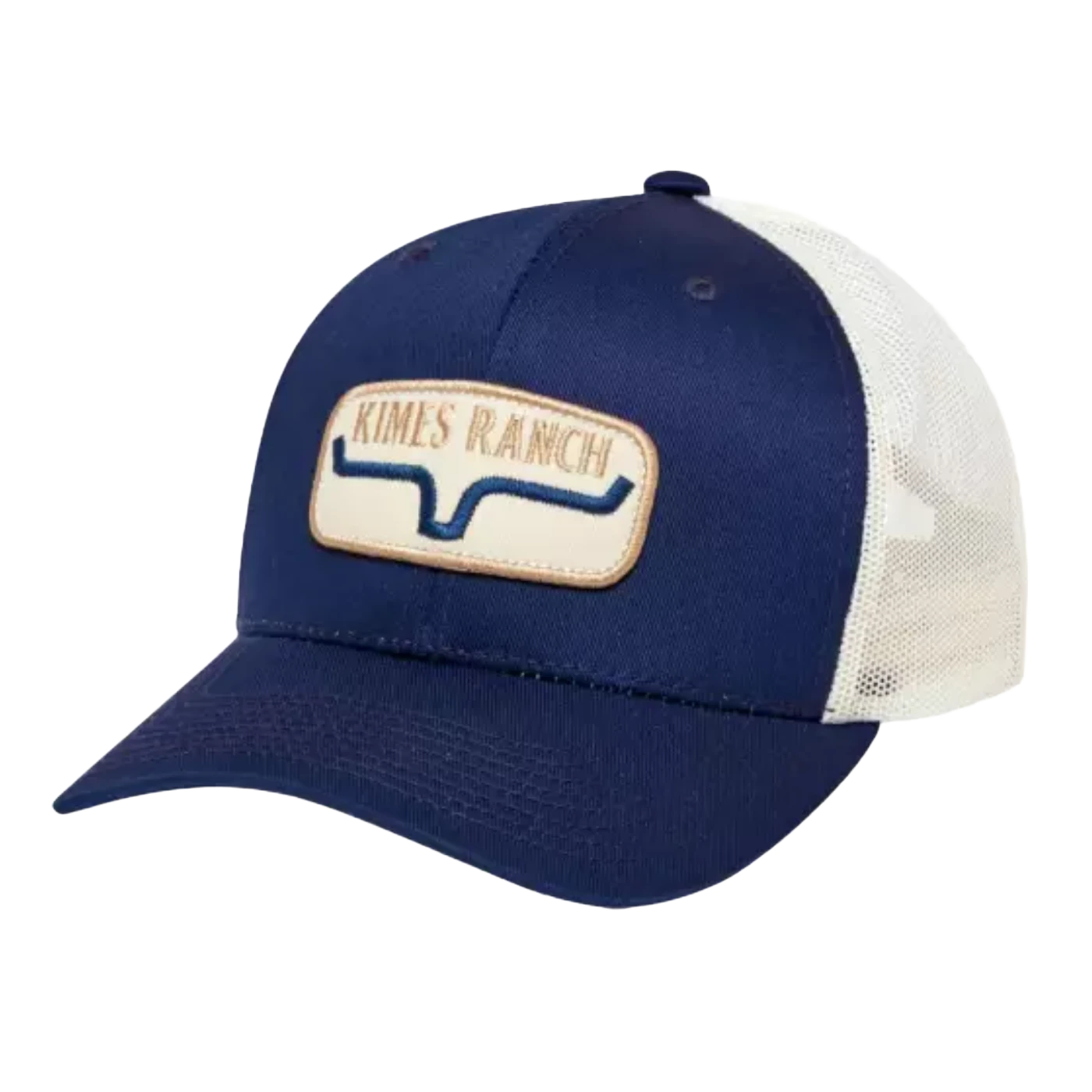 Kimes Ranch® Carbon Blue Rolling Trucker Cap ROLL-CB