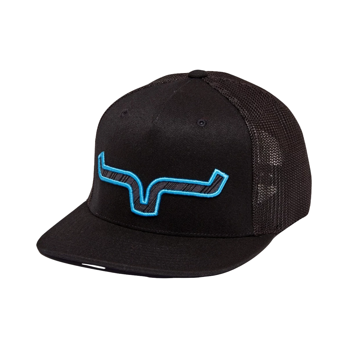 Kimes Ranch® Men's 5 Panel Night Train Black Cap NITE-BLK