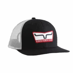 Kimes Ranch® Men's Extra Crunchy Trucker Black Hat KR300-BLK