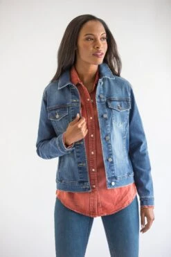 Kimes Ranch Womens Winslow Antique Wash Cotton Blend Cotton Jacket