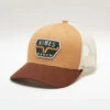 Kimes Ranch THE DISTANCE TRUCKER Mens Cap Gold